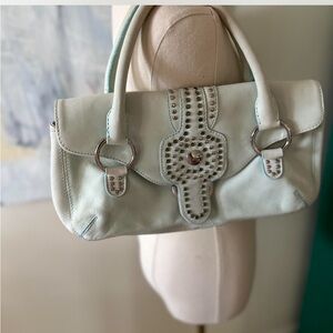 Antonio Melani Nubuck Suede Studded Bag NWT